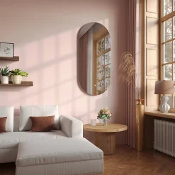 Armoire De Toilette|Vicco Miroir mural Blanc 110x50cm avec éclairage LED
