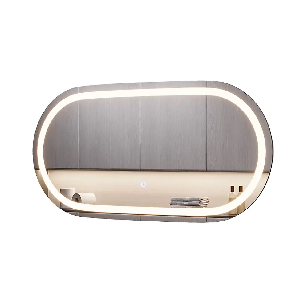 Vicco Miroir mural Verre 40x80cm avec éclairage frontal