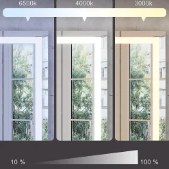 Armoire De Toilette|Vicco Miroir mural Verre 50x100cm avec éclairage frontal