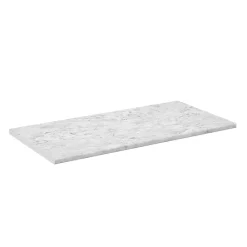 Plan De Travail Buanderie|Vicco Plan de travail cuisine blanc/marbre 120cm
