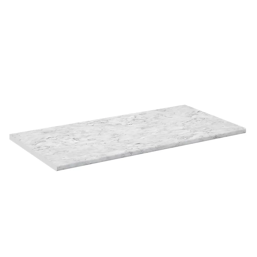 Plan De Travail Buanderie|Vicco Plan de travail cuisine blanc/marbre 120cm