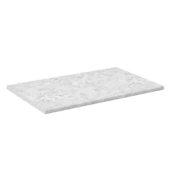 Plan De Travail Buanderie|Vicco Plan de travail cuisine Marbre blanc 97cm