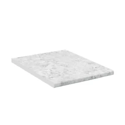 Plan De Travail Buanderie|Vicco Plan de travail cuisine blanc/marbre 45cm