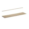Vicco Plan de travail cuisine Chêne de force doré 240cm