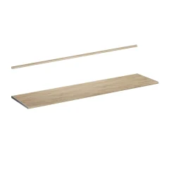 Vicco Plan de travail cuisine Chêne de force doré 240cm