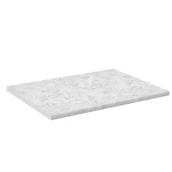 Plan De Travail Buanderie|Vicco Plan de travail cuisine Marbre blanc 80cm