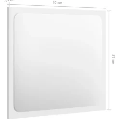 Ensemble Meuble De Salle De Bains|Vidaxl Ensemble de meubles de bain, 2 pcs Blanc brillant Aggloméré