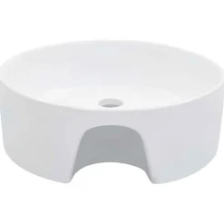 Lavabo|Vidaxl Lavabo avec Trop-Plein Lave-Mains Vasque à Poser Monter Salle de Bain Intérieur Salle d'Eau Cabine de Toilette Maison 14391