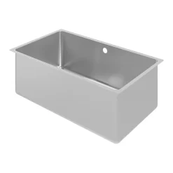 GoodHome Évier de cuisine sous-plan 1 cuve XL en acier inoxydable Villach