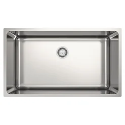 GoodHome Évier de cuisine sous-plan 1 cuve XL en acier inoxydable Villach
