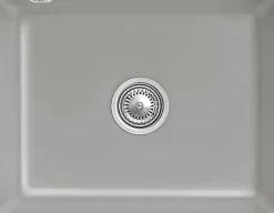 Villeroy & Boch Évier sous-plan en céramique 1 cuve à encastrer Subway gris moyen