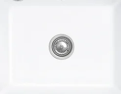 Evier Et Robinet De Buanderie|Villeroy & Boch Évier sous-plan en céramique 1 cuve à encastrer Subway blanc mat