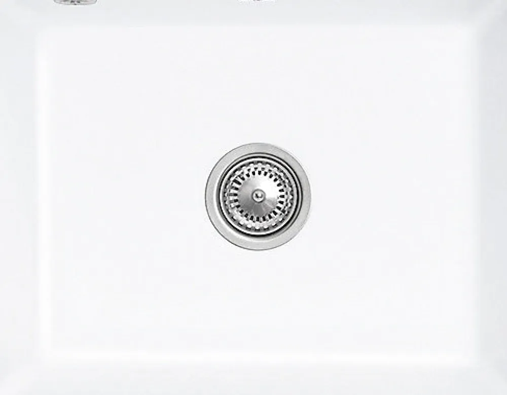 Evier Et Robinet De Buanderie|Villeroy & Boch Évier sous-plan en céramique 1 cuve à encastrer Subway blanc mat