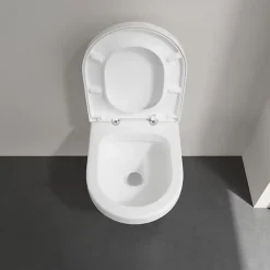 Villeroy & Boch Architectura, Combipack Cuvette suspendue à fond creux sans bride, avec abattant frein de chute