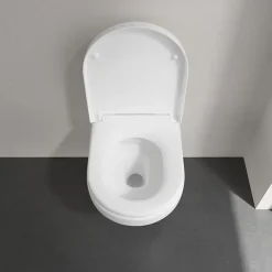 Villeroy & Boch Architectura, Combipack Cuvette suspendue à fond creux sans bride, avec abattant frein de chute