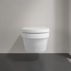 Villeroy & Boch Architectura, Combipack Cuvette suspendue à fond creux sans bride, avec abattant frein de chute