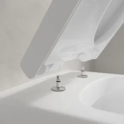 Villeroy & Boch Architectura, Combipack Cuvette suspendue à fond creux sans bride, avec abattant frein de chute