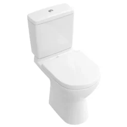 Villeroy & Boch O.novo, Combipack WC à poser sans bride modèle sur pied, céramique blanc