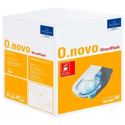 Wc Suspendu|Villeroy & Boch O.novo, Cuvette suspendue sans bride, avec abattant amovible et frein de chute