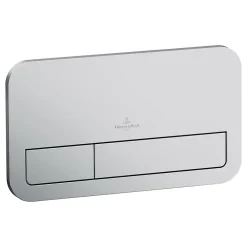 Wc Suspendu|Villeroy & Boch ViConnect Plaque de déclenchement WC 200S, Chromé mat