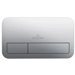 Wc Suspendu|Villeroy & Boch ViConnect Plaque de déclenchement WC 200S, Chromé mat