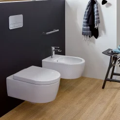 Wc Suspendu|Villeroy & Boch ViConnect Plaque de déclenchement WC 200S, Chromé mat
