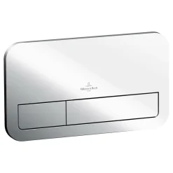Wc Suspendu|Villeroy & Boch ViConnect Plaque de déclenchement WC 200S, Chromé
