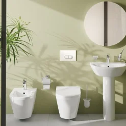 Bidet|Vitra Integra bidet suspendu et trop-plein, 35,5x54 cm, blanc (7042-003-0288)