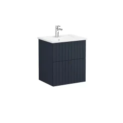 Lave-Mains|Vitra Meuble de salle de bain avec lavabo Root 60x67x46 cm bleu mat (ROOTG60BINTS)