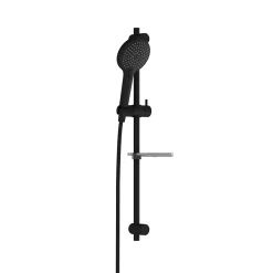 Colonne De Douche Sans Robinetterie|Vitra Bliss set de douche noir mat (douchette, flexible et barre)