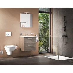 Colonne De Douche Sans Robinetterie|Vitra Bliss set de douche noir mat (douchette, flexible et barre)
