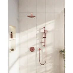 Vitra Bliss set de douche Cuivre (douchette, flexible et barre)