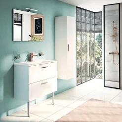 Vitra Bliss set de douche Cuivre (douchette, flexible et barre)