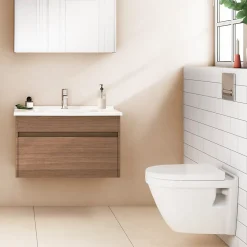 Wc Suspendu|Vitra Pack WC S50 suspendu cuvette carénée et bati support mur porteur avec plaque Blanche