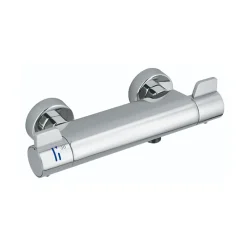Robinet De Douche|Thermador WATA Mitigeur thermostatique douche chromé NF poignées seniors - - WPL52