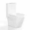 Wc À Poser|Vente-unique WC à poser blanc brillant en céramique - Evacuation verticale - NAGILAM
