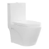 Wc À Poser|Vente-unique WC à poser blanc mat en céramique - Evacuation horizontale - NAGILAM
