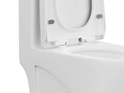 Wc À Poser|Vente-unique WC à poser blanc mat en céramique - Evacuation horizontale - NAGILAM