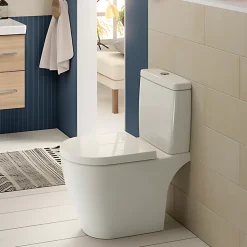 Wc À Poser|Villeroy & Boch WC à poser compact sans bride sortie horizontale VILLEROY ET BOCH Avento avec abattant frein de chute et SlimSeat + Nettoyant