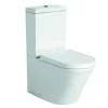 Wc À Poser|Bernstein WC à poser CT1099 - arrivée d'eau en haut - avec abattant Soft-Close