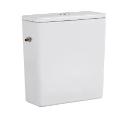 Wc À Poser|Ceramia WC à poser sans bride en céramique avec abattant SoftClose + réservoir de chasse, alimentation latérale, blanc (CEPX030RREXVP)