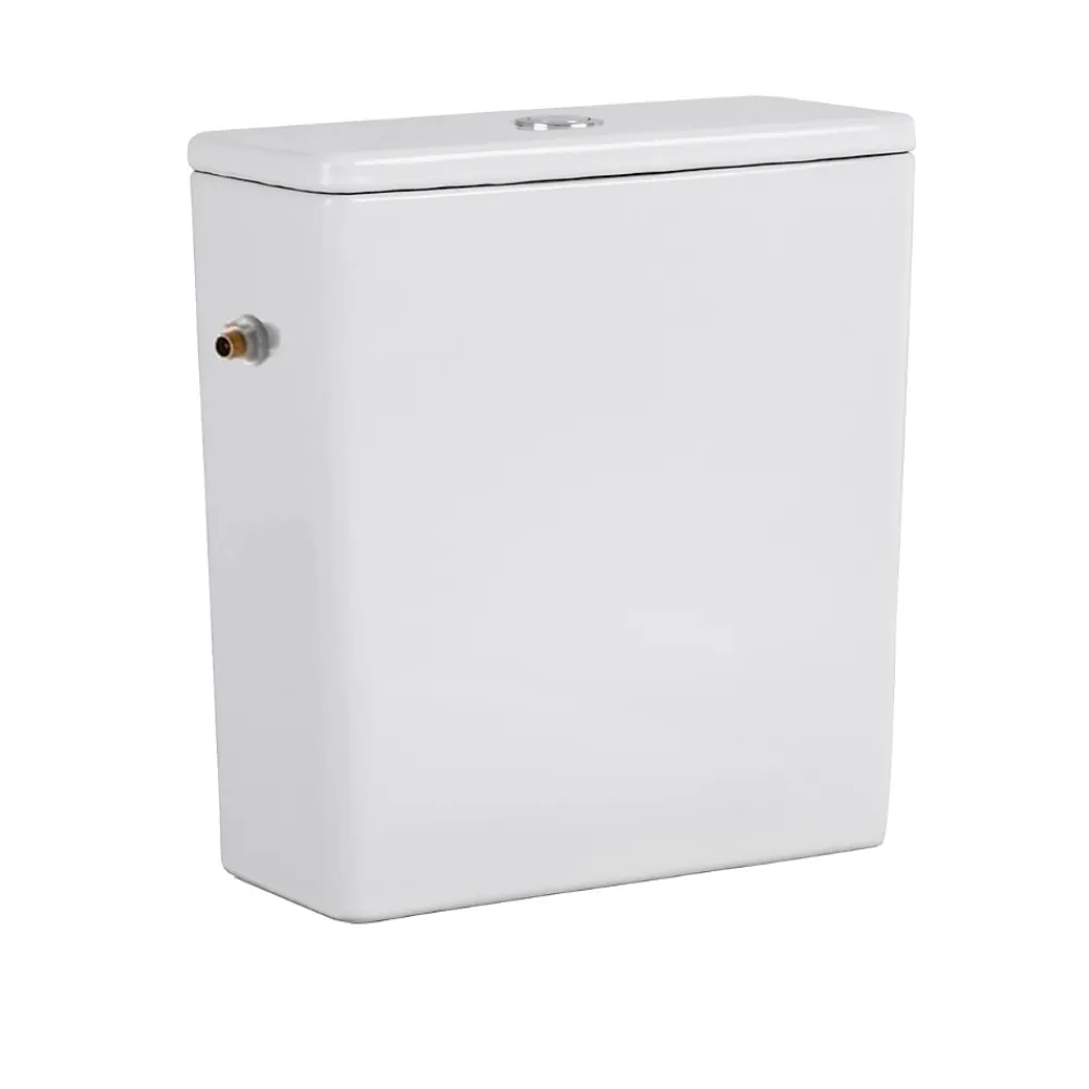 Wc À Poser|Ceramia WC à poser sans bride en céramique avec abattant SoftClose + réservoir de chasse, alimentation latérale, blanc (CEPX030RREXVP)