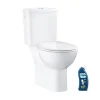 Wc À Poser|Grohe WC à poser sans bride Bau Ceramic avec abattant frein de chute declipsable + nettoyant Briochin