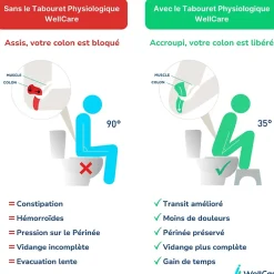 Wc À Poser|Jacob Delafon WC à poser sans bride sortie horizontale Struktura avec abattant + Tabouret physiologique blanc