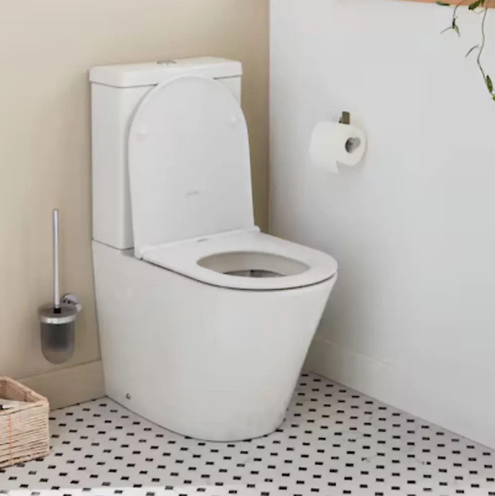 Wc À Poser|Jacob Delafon WC à poser sans bride sortie universelle Rodin+ avec abattant frein de chute + nettoyant