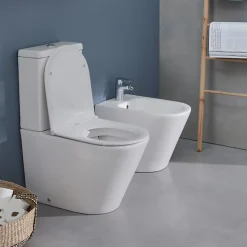 Wc À Poser|Jacob Delafon WC à poser sans bride sortie universelle Rodin+ avec abattant frein de chute + nettoyant