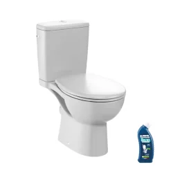 Wc À Poser|Jacob Delafon WC à poser sans bride sortie horizontale Gaspard avec abattant frein de chute et déclipsable + gel WC