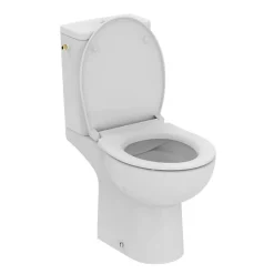 Wc À Poser|Ideal Standard WC à poser sans bride sortie horizontale TIRSO RimLS+ avec abattant frein de chute