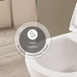 Vitra WC à poser sans bride Sento + abattant slim frein de chute blanc