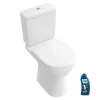 Villeroy & Boch WC à poser sortie verticale O.novo avec abattant frein de chute + nettoyant